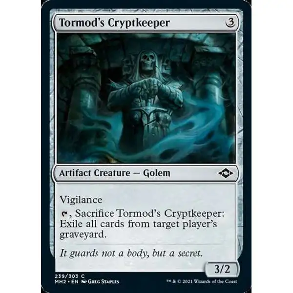MtG Trading Card Game Modern Horizons 2 Common Tormod's Cryptkeeper #239