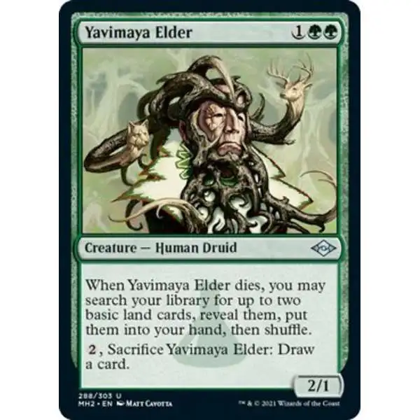 MtG Trading Card Game Modern Horizons 2 Uncommon Yavimaya Elder #288