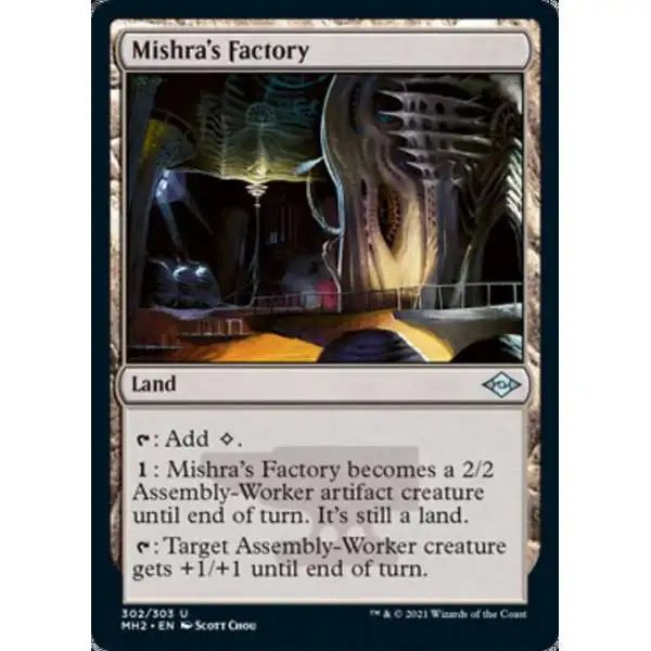 MtG Trading Card Game Modern Horizons 2 Uncommon Mishra's Factory #302