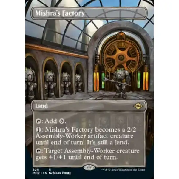 MtG Trading Card Game Modern Horizons 2 Rare Mishra's Factory #326 [Alternate Art Borderless]