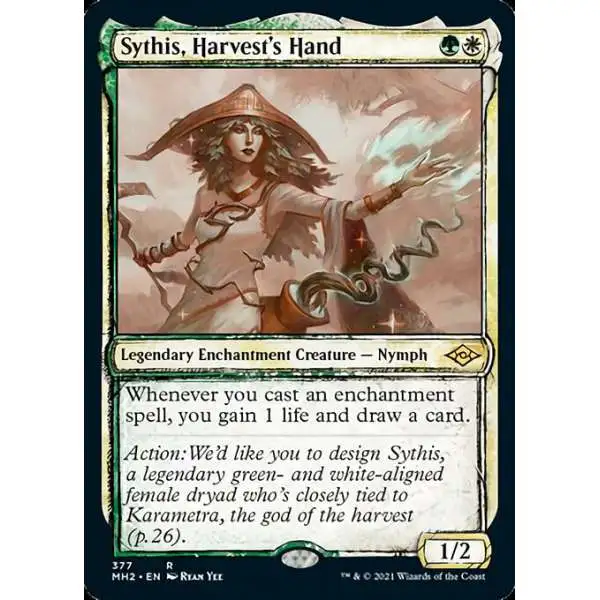 MtG Trading Card Game Modern Horizons 2 Rare Sythis, Harvest's Hand #377 [Showcase]