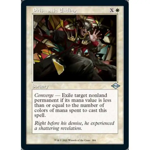 MtG Trading Card Game Modern Horizons 2 Uncommon Prismatic Ending #384 [Retro Frame Foil]