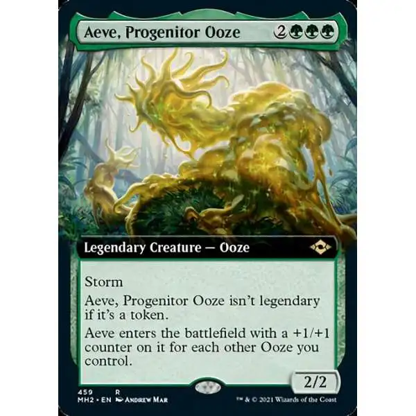 MtG Trading Card Game Modern Horizons 2 Rare Aeve, Progenitor Ooze #459 [Extended Art]