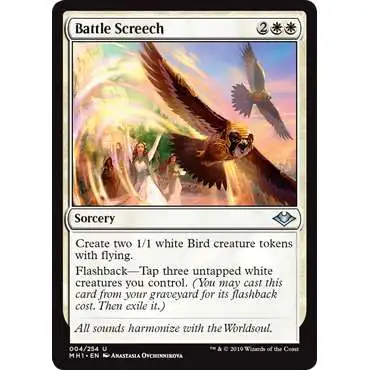 MtG Trading Card Game Modern Horizons Uncommon Foil Battle Screech #4