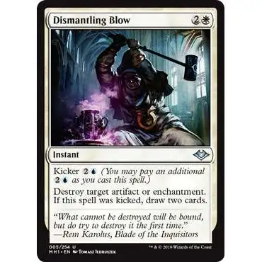 MtG Trading Card Game Modern Horizons Uncommon Dismantling Blow #5