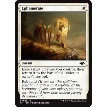 MtG Trading Card Game Modern Horizons Common Foil Ephemerate #7