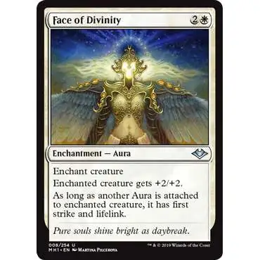 MtG Trading Card Game Modern Horizons Uncommon Face of Divinity #8