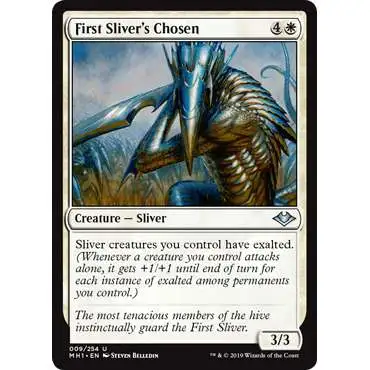 MtG Trading Card Game Modern Horizons Uncommon First Sliver's Chosen #9