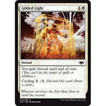 MtG Trading Card Game Modern Horizons Common Gilded Light #12