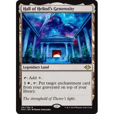 MtG Trading Card Game Modern Horizons Rare Hall of Heliod's Generosity #241