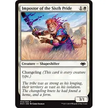 MtG Trading Card Game Modern Horizons Common Impostor of the Sixth Pride #14