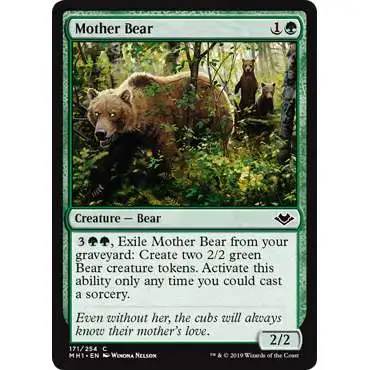 MtG Trading Card Game Modern Horizons Common Mother Bear #171