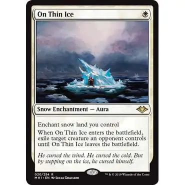 MtG Trading Card Game Modern Horizons Rare On Thin Ice #20