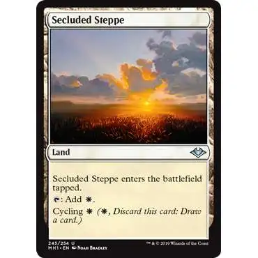 MtG Trading Card Game Modern Horizons Uncommon Secluded Steppe #245