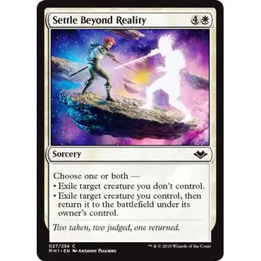MtG Trading Card Game Modern Horizons Common Settle Beyond Reality #27