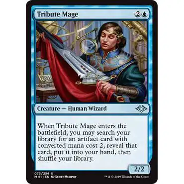 MtG Trading Card Game Modern Horizons Uncommon Tribute Mage #73