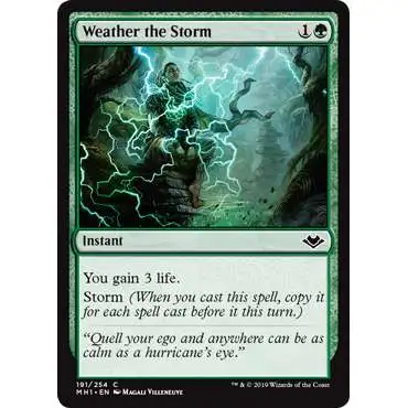 MtG Trading Card Game Modern Horizons Common Foil Weather the Storm #191