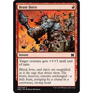 MtG Modern Masters 2015 Common FOIL Brute Force #108