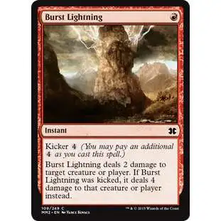 MtG Modern Masters 2015 Common FOIL Burst Lightning #109