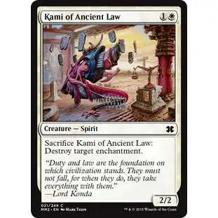 MtG Modern Masters 2015 Common FOIL Kami of Ancient Law #21