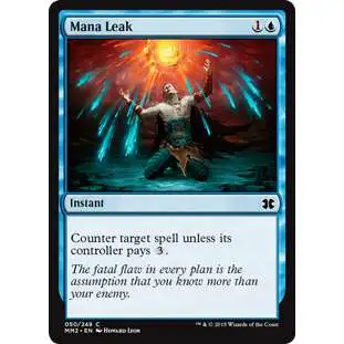 MtG Modern Masters 2015 Common FOIL Mana Leak #50
