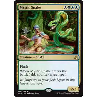 MtG Modern Masters 2015 Rare Mystic Snake #180
