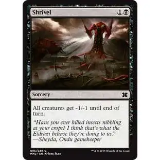 MtG Modern Masters 2015 Common FOIL Shrivel #95