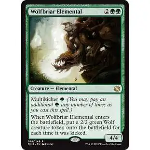 MtG Modern Masters 2015 Rare Wolfbriar Elemental #169