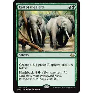 MtG Modern Masters 2017 Edition Rare Call of the Herd #121