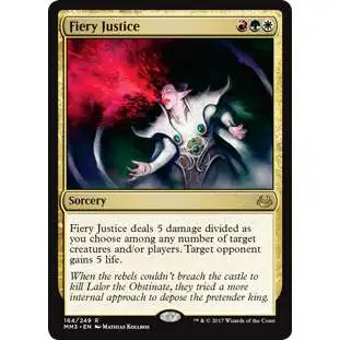 MtG Modern Masters 2017 Edition Rare Fiery Justice #164