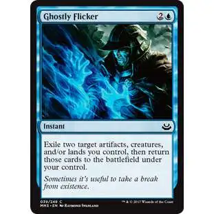 MtG Modern Masters 2017 Edition Common Foil Ghostly Flicker #39