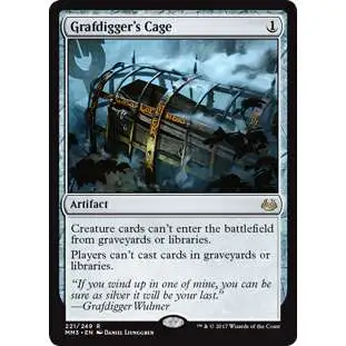 MtG Modern Masters 2017 Edition Rare Grafdigger's Cage #221