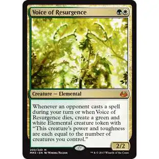 MtG Modern Masters 2017 Edition Mythic Rare Voice of Resurgence #200