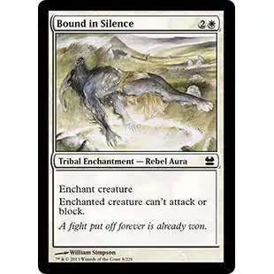 MtG Modern Masters Common Bound in Silence #8