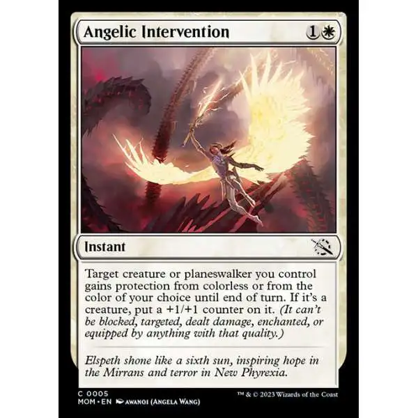 MtG March of the Machine Common Angelic Intervention #5
