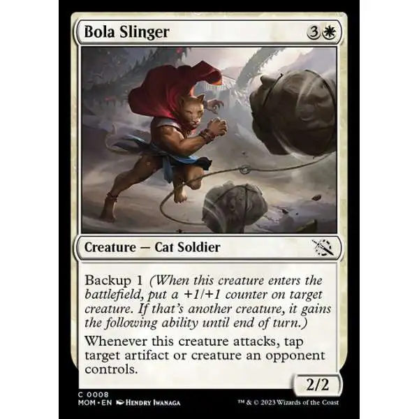 MtG March of the Machine Common Bola Slinger #8