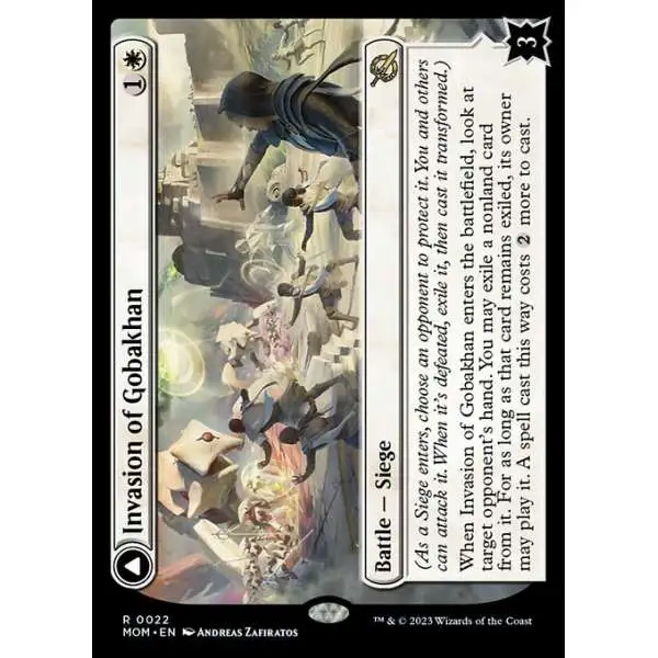 MtG March of the Machine Rare Invasion of Gobakhan // Lightshield Array #22