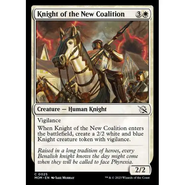 MtG March of the Machine Common Knight of the New Coalition #25