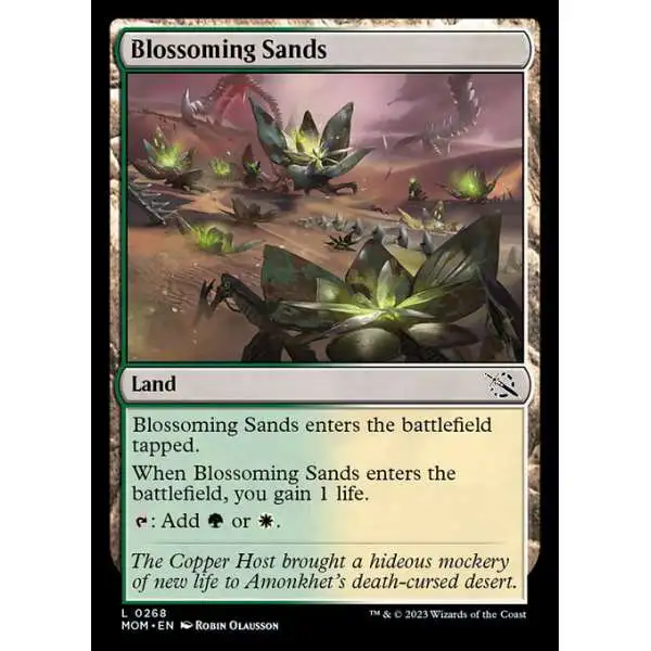 MtG March of the Machine Common Blossoming Sands #268