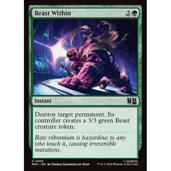 Magic The Gathering Marvel Super Heroes Commander Single Card