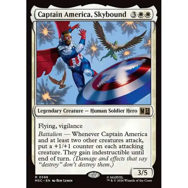 captain america card mtg Commander Deck EDH Deck America, First Avenger 100 Magic Moonveil Games Catch At the beginning of combat on your turn Captain America, Team Leader |