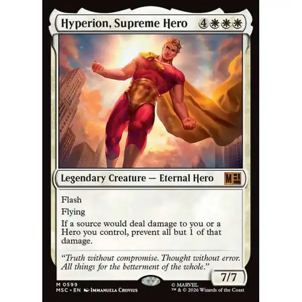 hero card mtg Magic The Gathering Marvel Super Heroes Single Uncommon Hercules, Prince of Power 171 This ability triggers only once each turn Magic just revealed 38 new