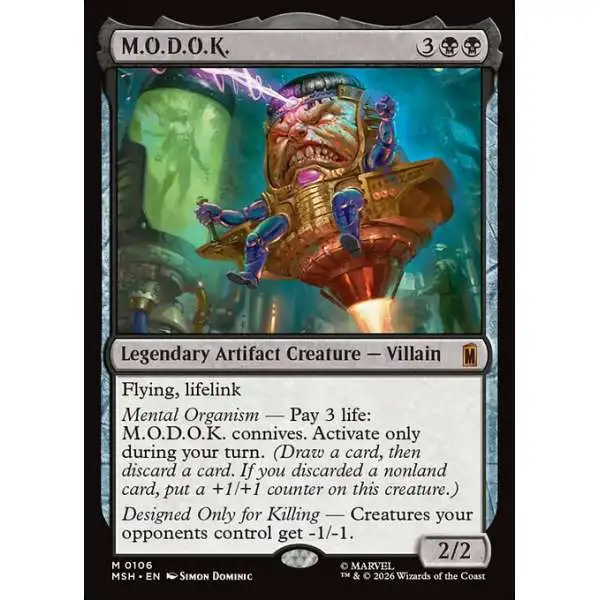 Magic The Gathering Marvel Super Heroes Single Card Mythic Rare