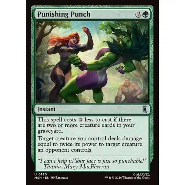 Magic The Gathering Marvel Super Heroes Single Card Uncommon
