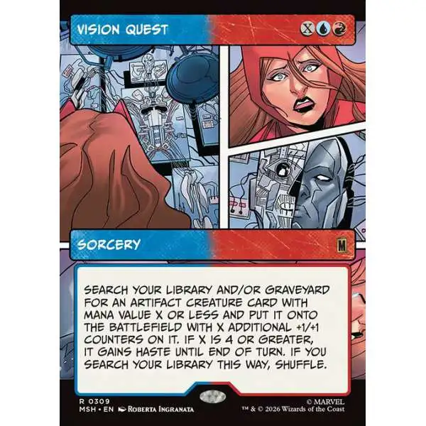 Magic The Gathering Marvel Super Heroes Single Card Rare Vision