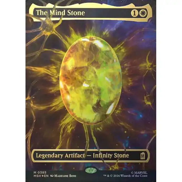 MTG The Mind Stone Marvel Foil マインドストーン Magic The Gathering Marvel Super Heroes Single Card Mythic Rare