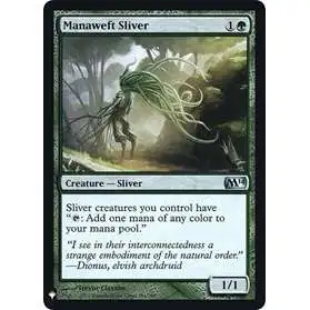 MtG Trading Card Game Mystery Booster / The List Uncommon FOIL Manaweft Sliver #184