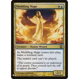 MtG Trading Card Game Mystery Booster / The List Rare Meddling Mage #8