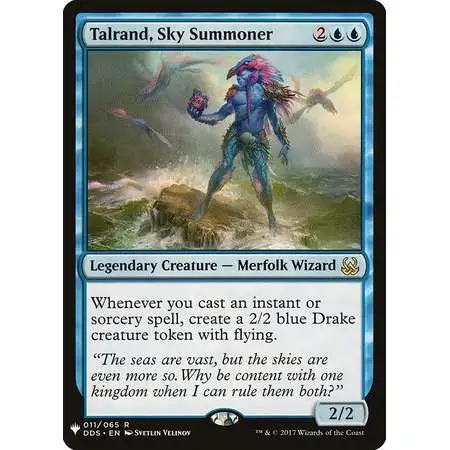 MtG Trading Card Game Mystery Booster / The List Rare Talrand, Sky Summoner #11
