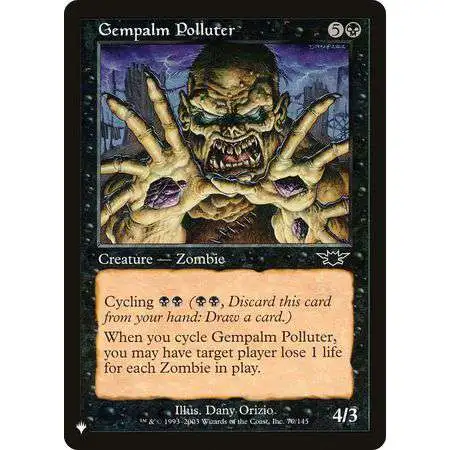 MtG Trading Card Game Mystery Booster / The List Common Gempalm Polluter #70